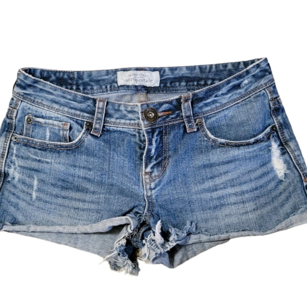 Womens Aeropostale Jean shorts size 1/2